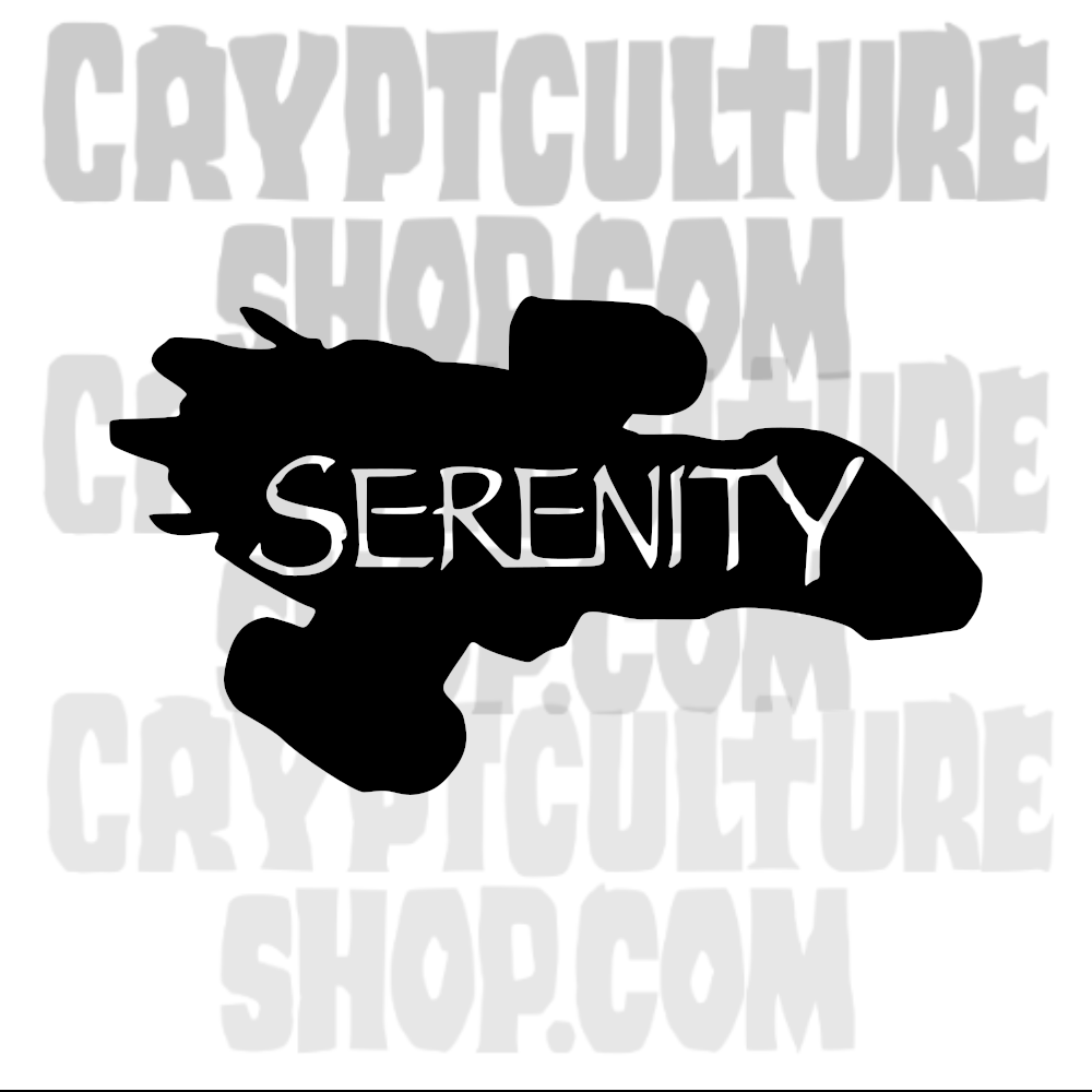 Calcomanía de Vinilo de la Nave Serenity de Firefly