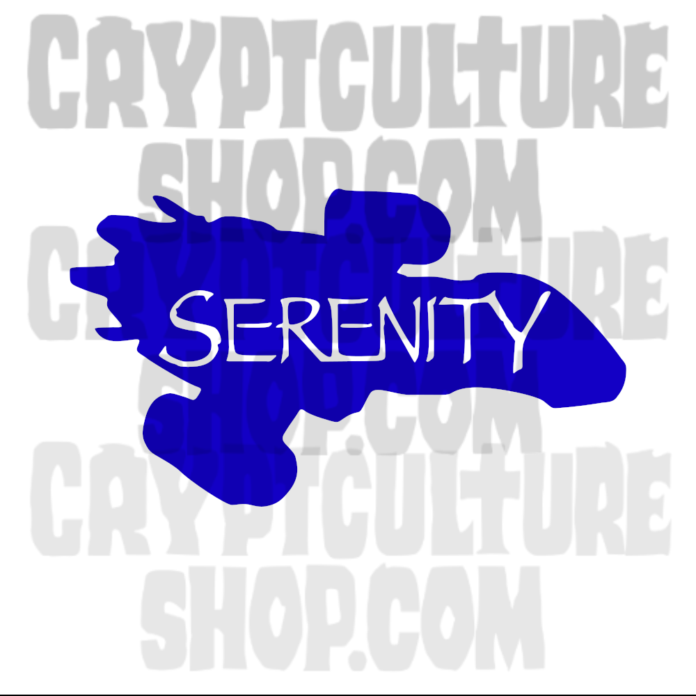 Calcomanía de Vinilo de la Nave Serenity de Firefly