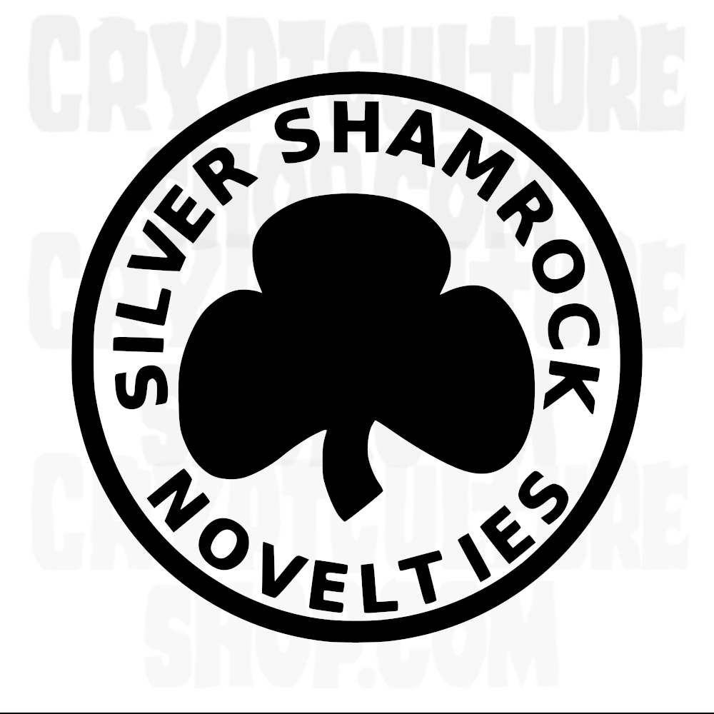 Halloween 3 Calcomanía de vinilo Silver Shamrock