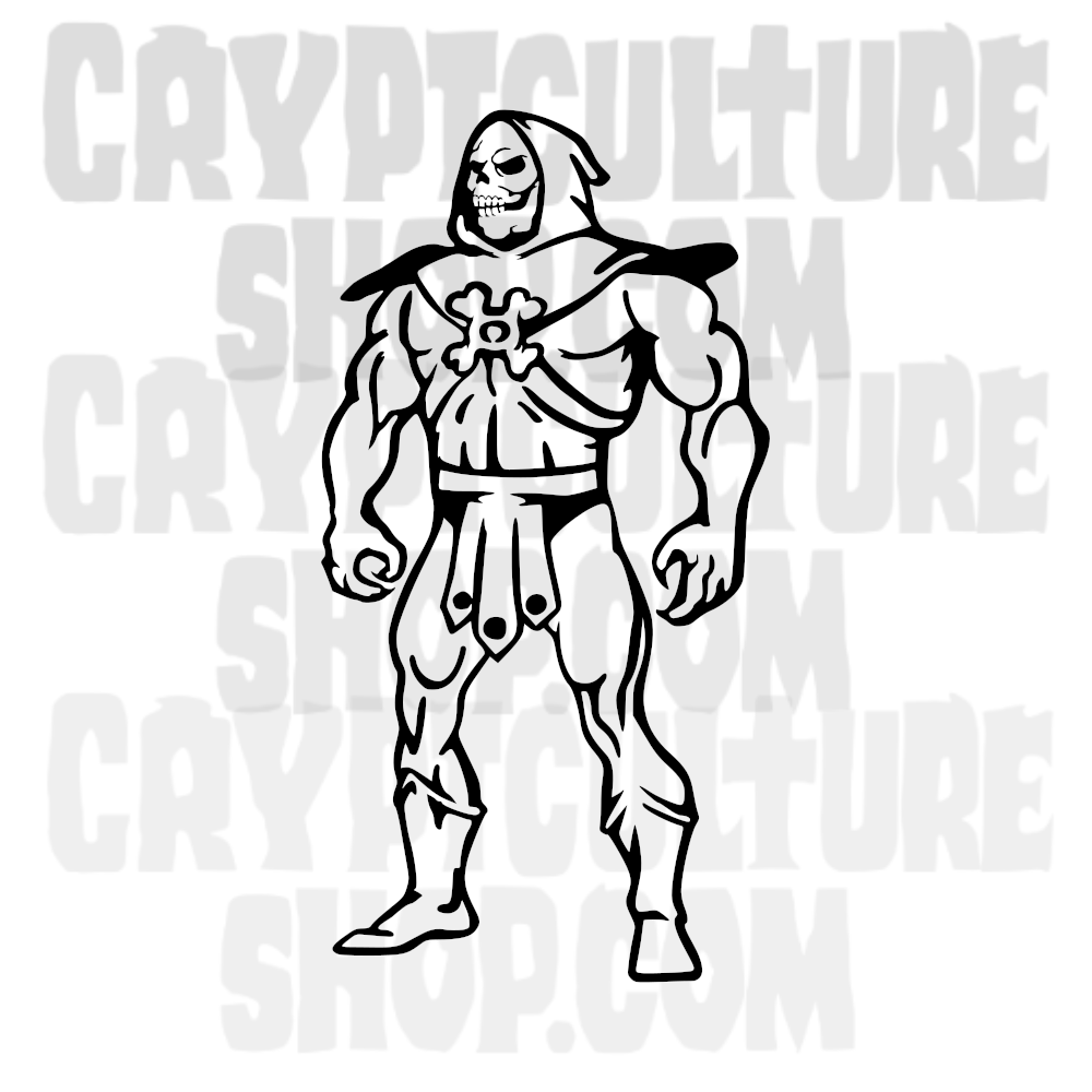 Calcomanía de vinilo de He-Man Skeletor