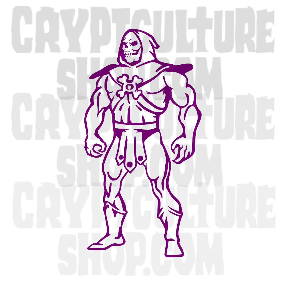 Calcomanía de vinilo de He-Man Skeletor