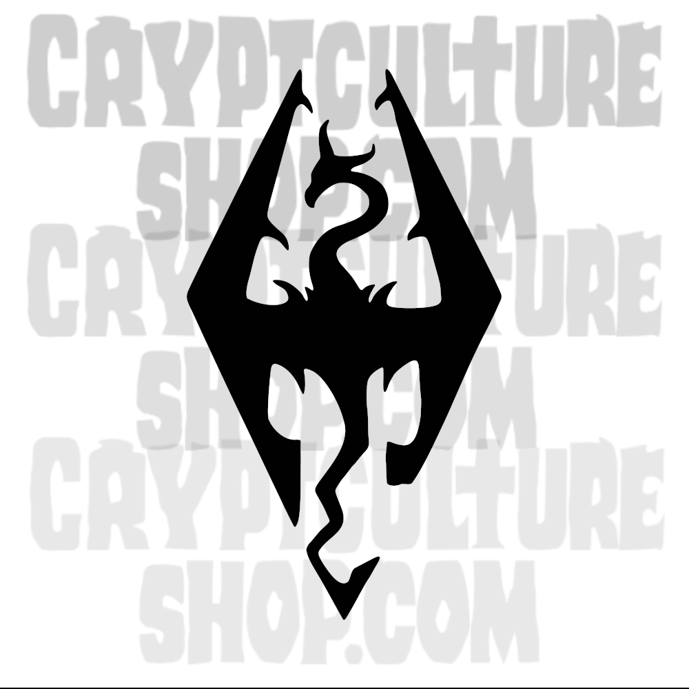 Vinilo Decorativo con Símbolo de Elder Scrolls Skyrim