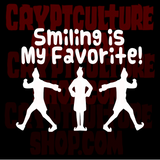 Elf Smiling is My Favorite Vinyl Decal