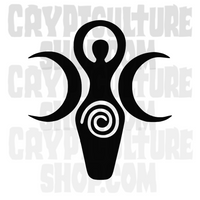 Occult Spiral Goddess Vinyl Decal