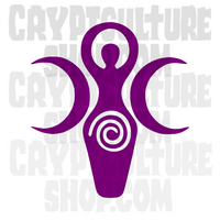 Occult Spiral Goddess Vinyl Decal