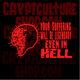 Hellraiser Suffering Will Be Legendary Vinyl Decal