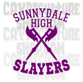 Buffy the Vampire Slayer Sunnydale Slayers Vinyl Decal