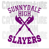 Buffy the Vampire Slayer Sunnydale Slayers Vinyl Decal