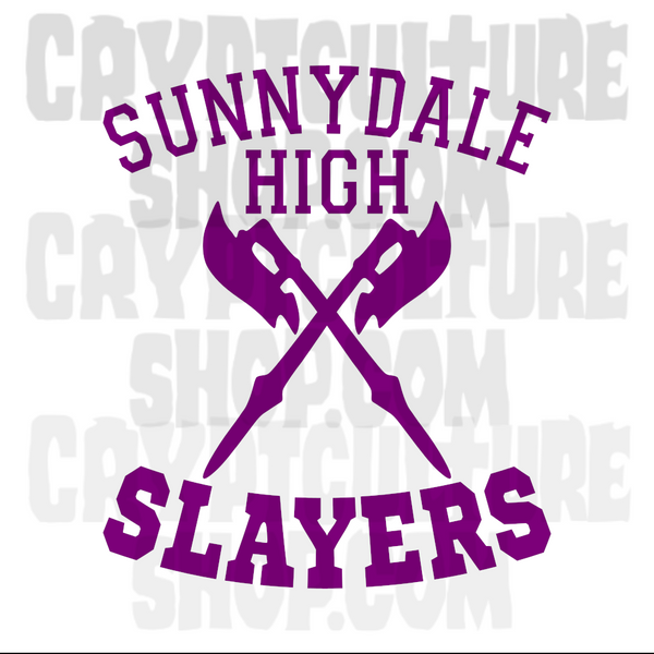 Buffy the Vampire Slayer Sunnydale High Slayers Vinyl Decal