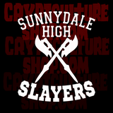 Buffy the Vampire Slayer Sunnydale High Slayers Vinyl Decal