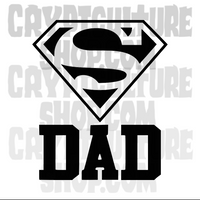 Super Dad Vinyl Decal