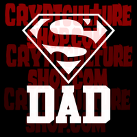 Super Dad Vinyl Decal