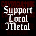 Horror Support Local Metal Vinyl Decal