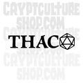 Dungeons and Dragons THAC0 Vinyl Decal