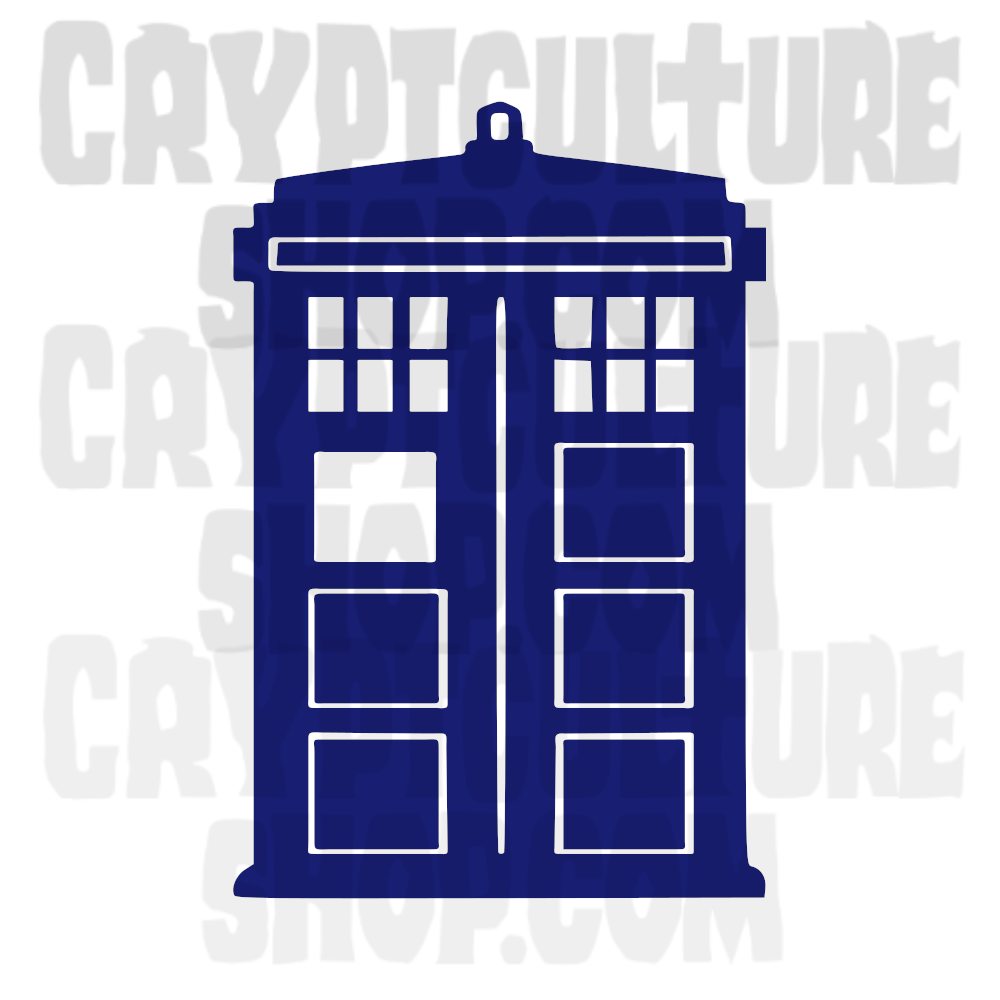 Doctor Who TARDIS Vinyl Decal
