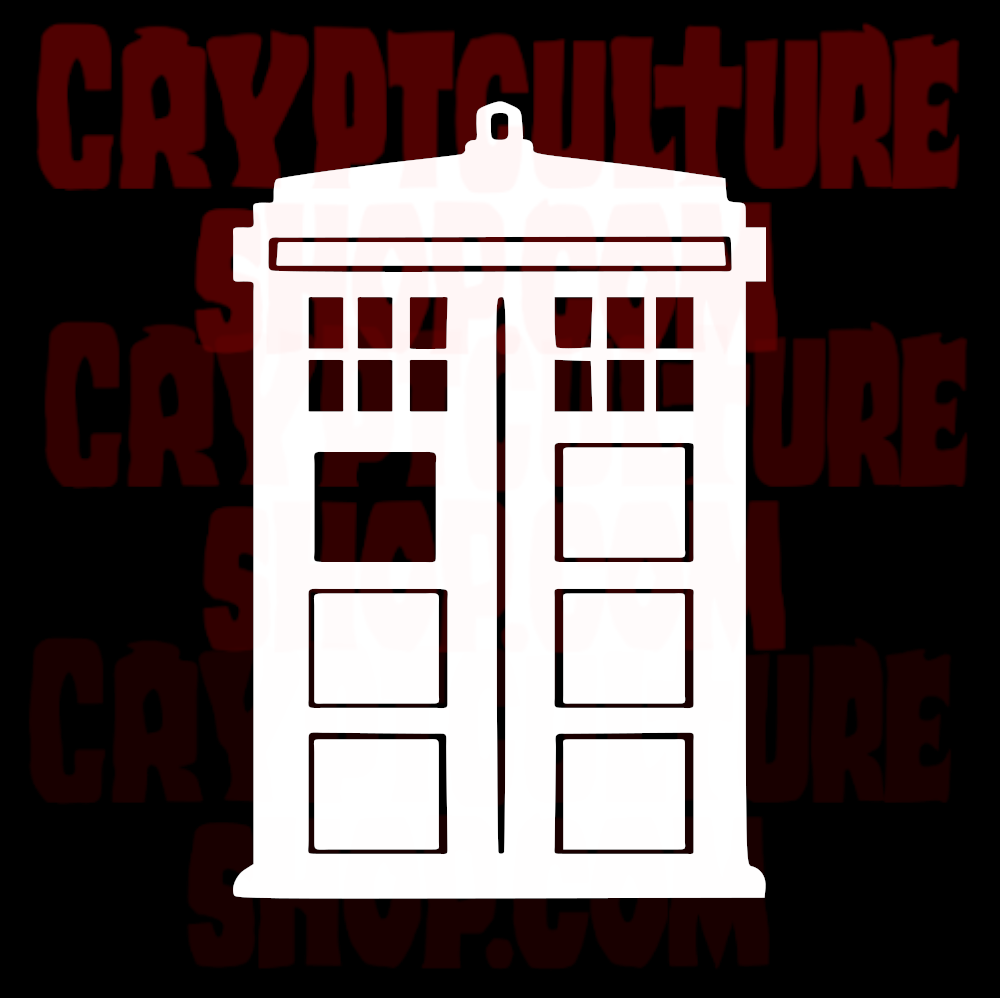 Doctor Who TARDIS Vinyl Decal