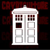 Doctor Who TARDIS Vinyl Decal