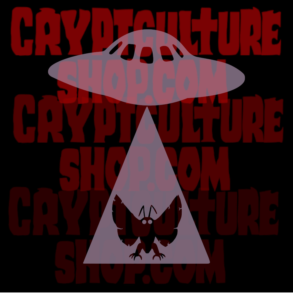 Ovni paranormal Mothman Vinilo Calcomanía