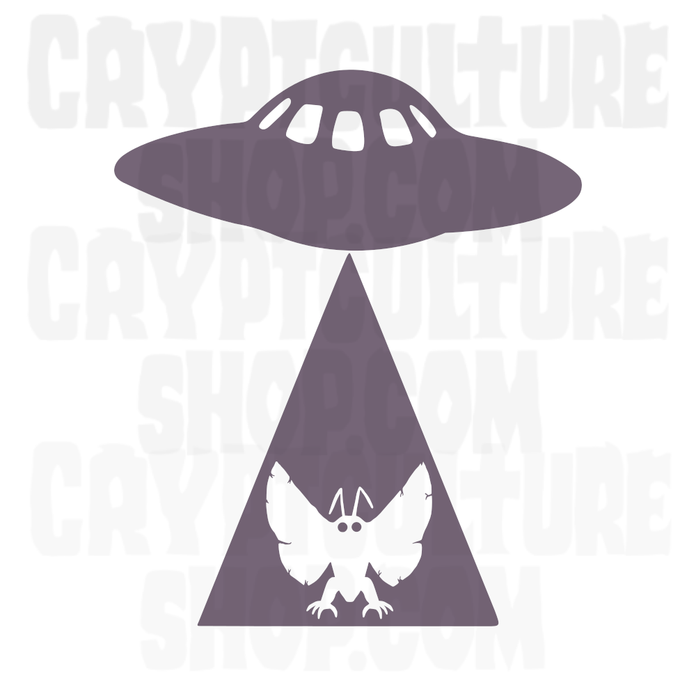 Ovni paranormal Mothman Vinilo Calcomanía