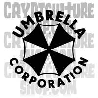 Resident Evil Umbrella Corporation Vinyl Decal