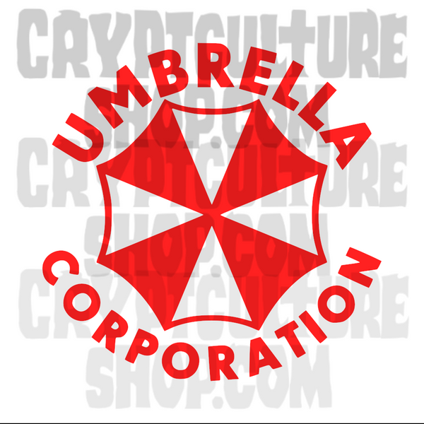 Resident Evil Umbrella Corporation Vinyl Decal