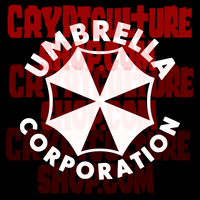 Resident Evil Umbrella Corporation Vinyl Decal