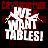 Pro Wrestling We Want Tables Vinyl Decal