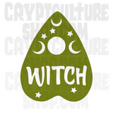 Occult Witch Planchette Vinyl Decal