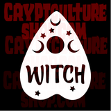 Occult Witch Planchette Vinyl Decal