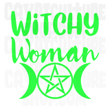 Occult Witchy Woman Vinyl Decal