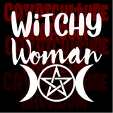 Occult Witchy Woman Vinyl Decal