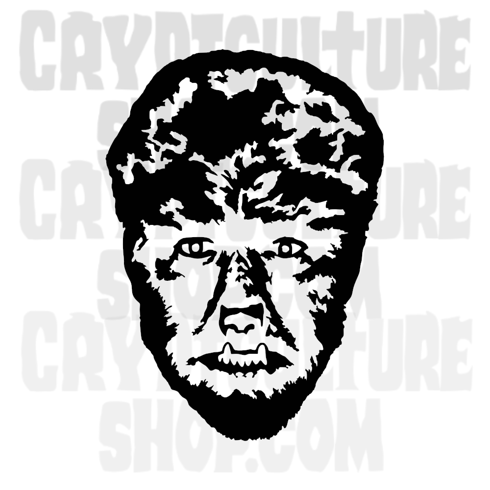Vinilo Decorativo Universal Monsters Hombre Lobo
