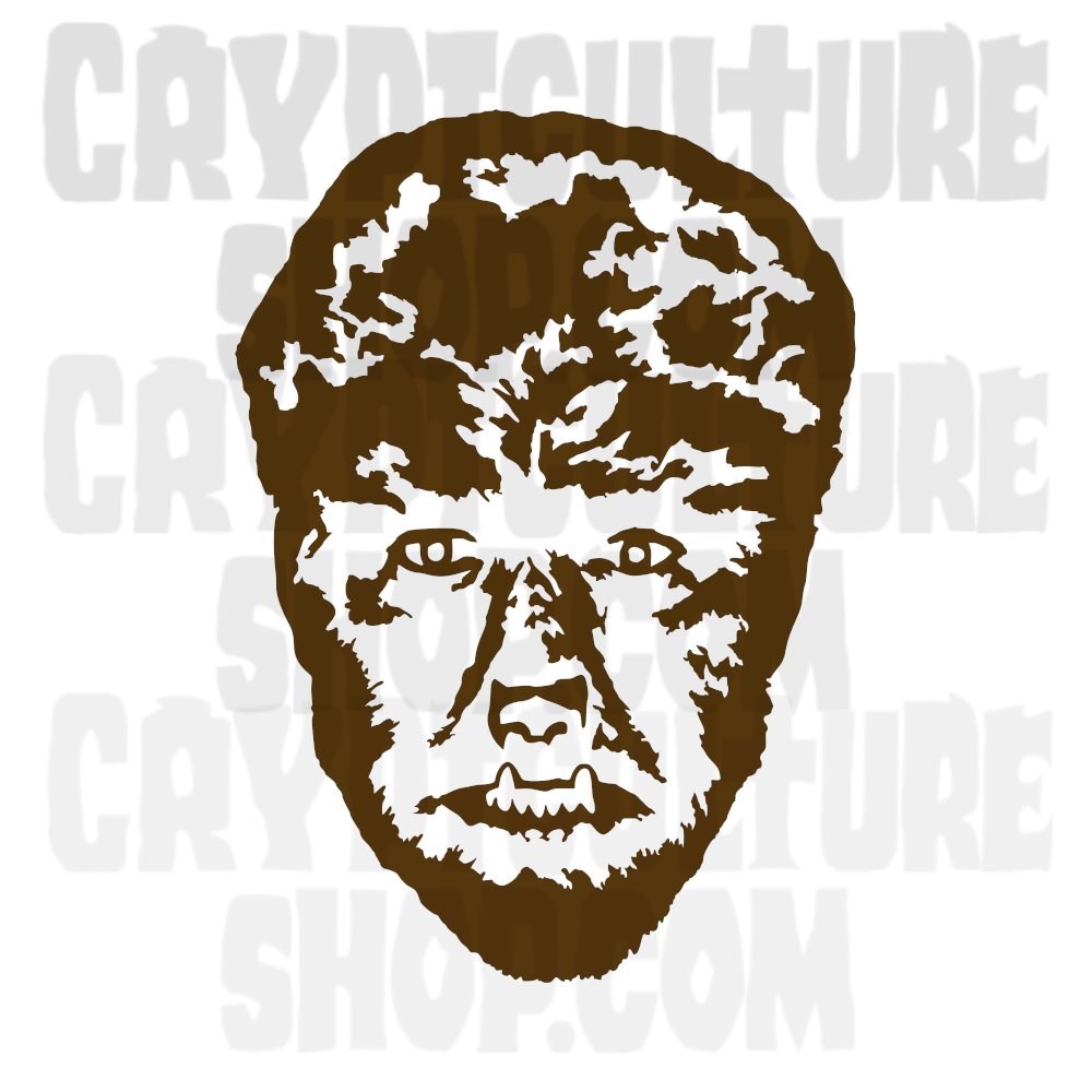 Vinilo Decorativo Universal Monsters Hombre Lobo