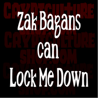 Ghost Adventures Zak Bagans Can Lock Me Down Vinyl Decal