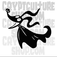 Nightmare Before Christmas Zero Vinyl Decal