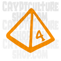 Dungeons and Dragons d4 Vinyl Decal