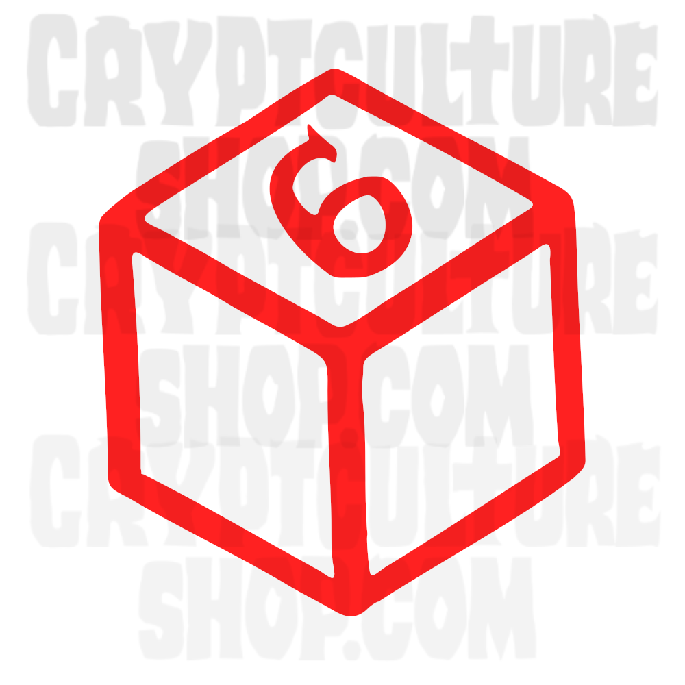 Dungeons and Dragons d6 Vinyl Decal